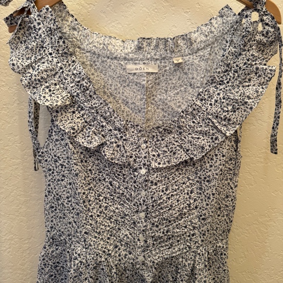 DOEN Dress Navy Champignon Floral NWOT ✨ Taylor Swift - Picture 3 of 4